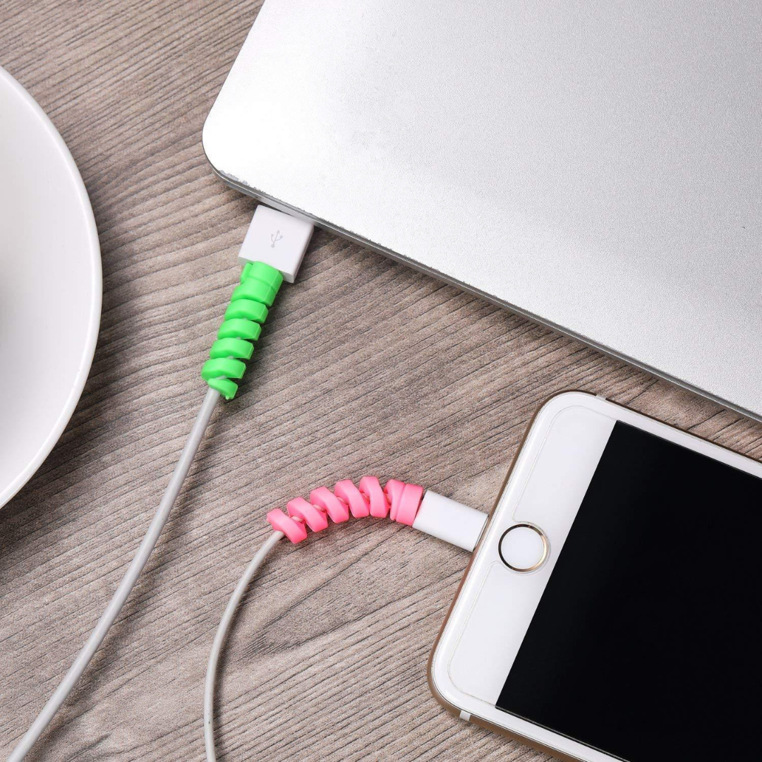 Cable protector being used to protect the cable