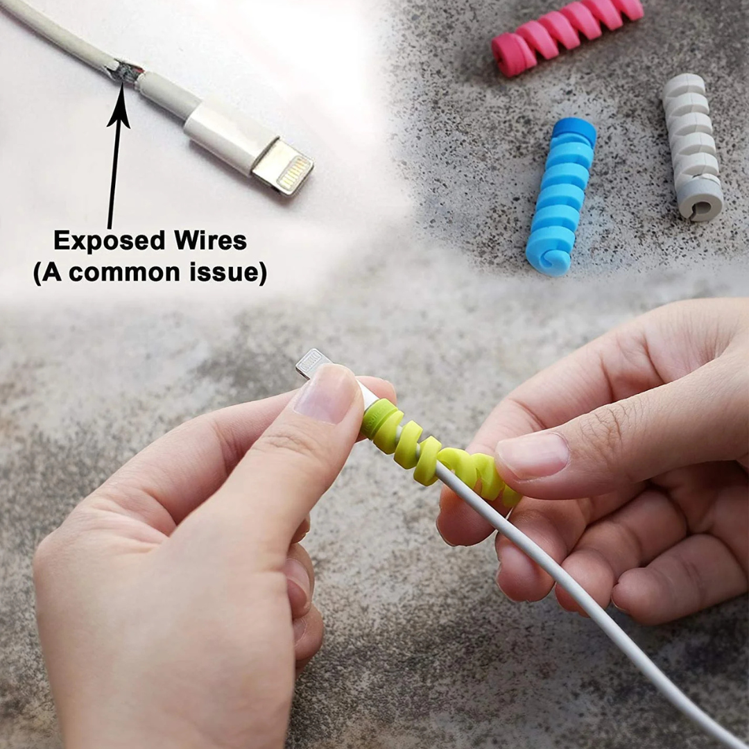 Set of Beautiful cable protectors