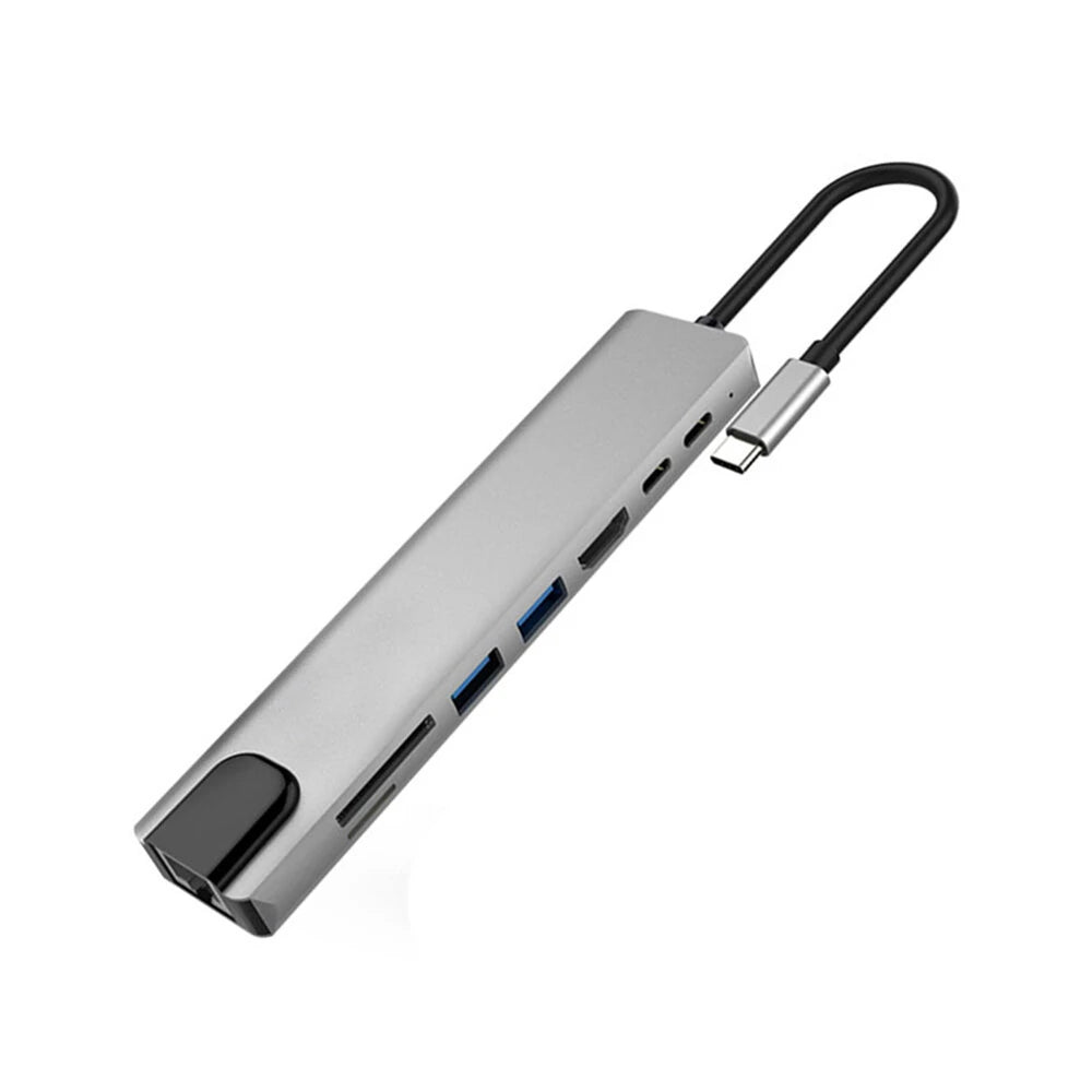 USB hub with multiple ports on a white background