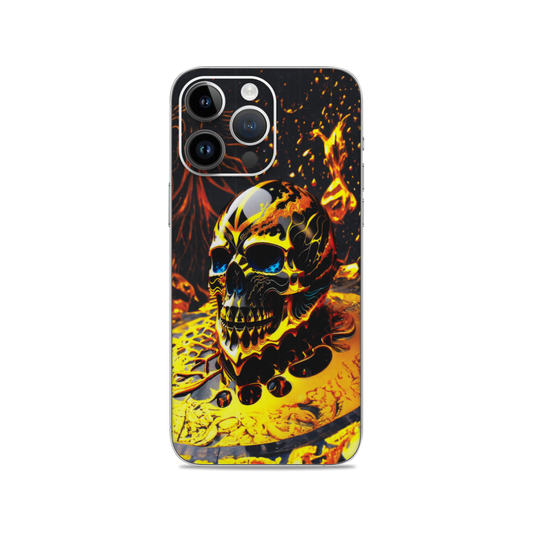 Burning Skull Mobile Skin