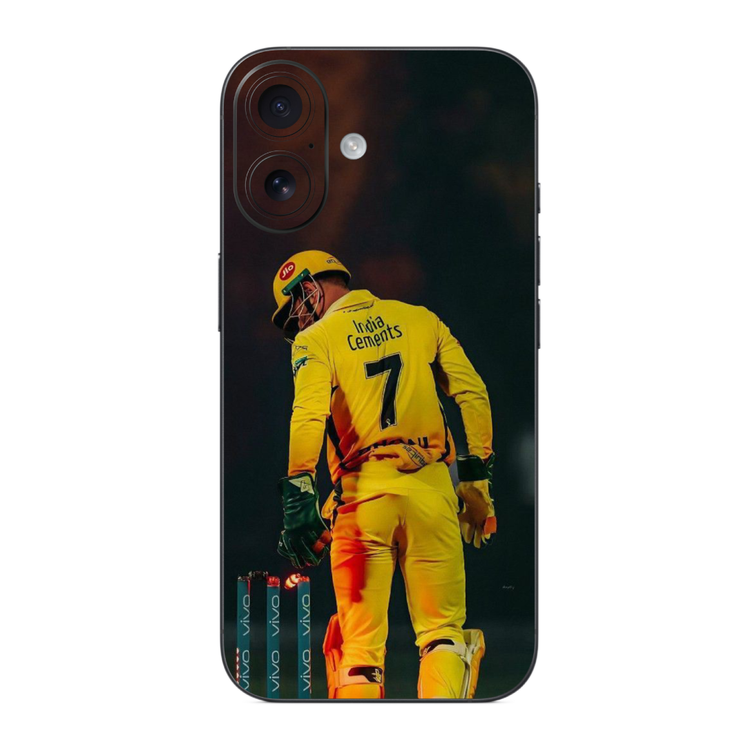 MS Dhoni Mobile Skin Wrap