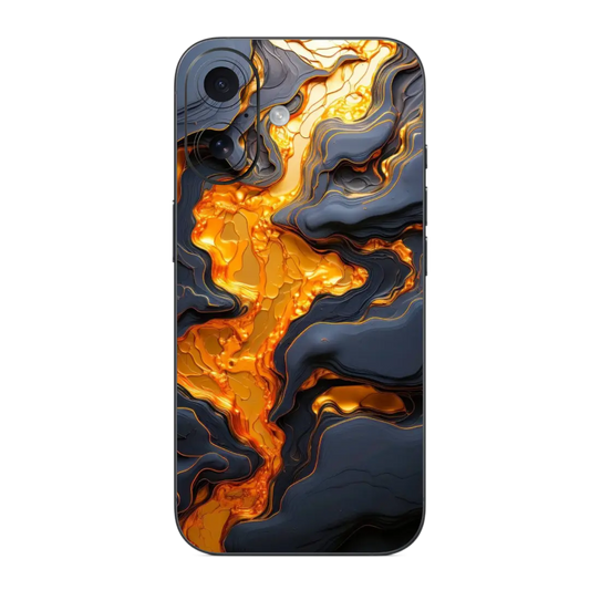 Melted Gold Mobile Skin Wrap