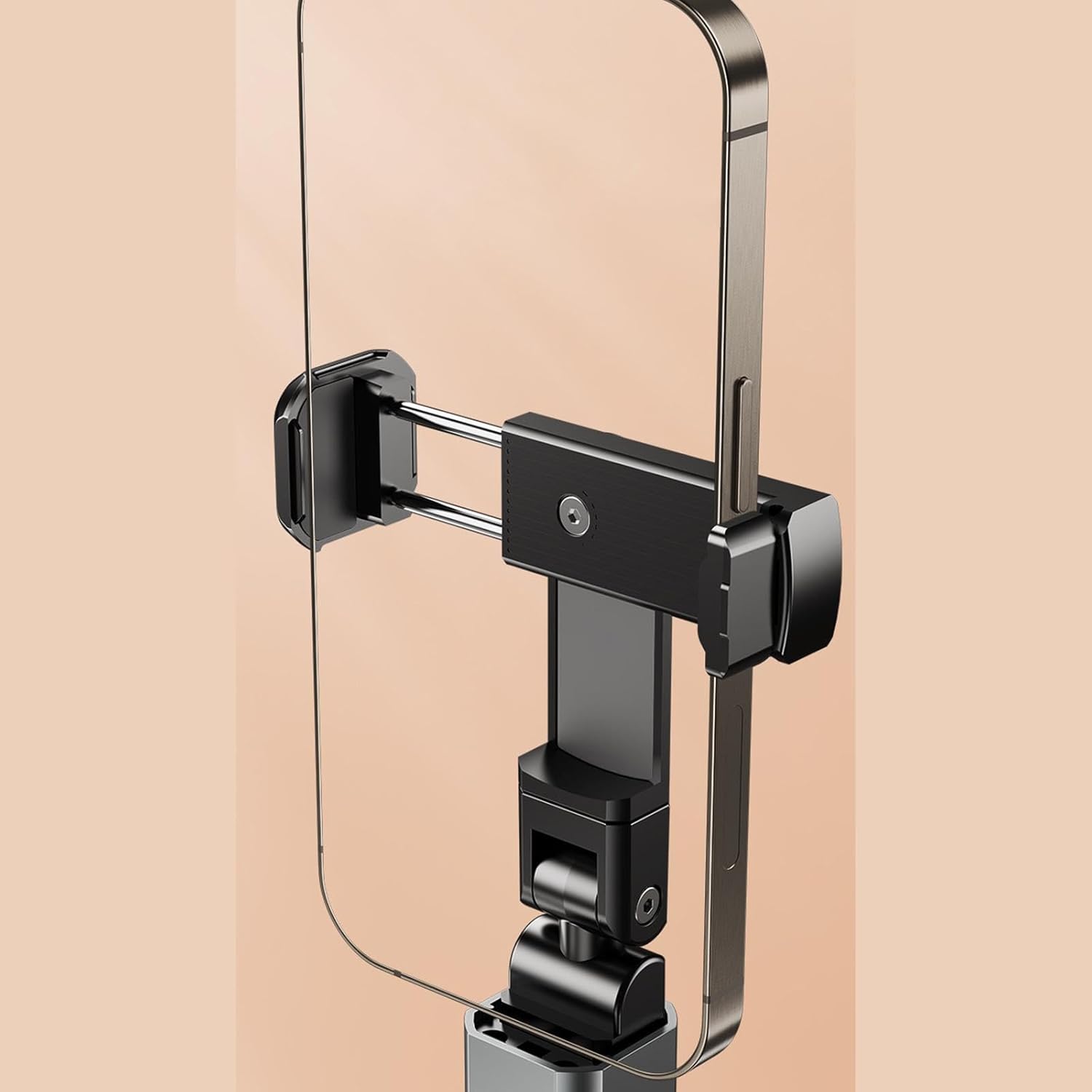 Phone mount on a beige background