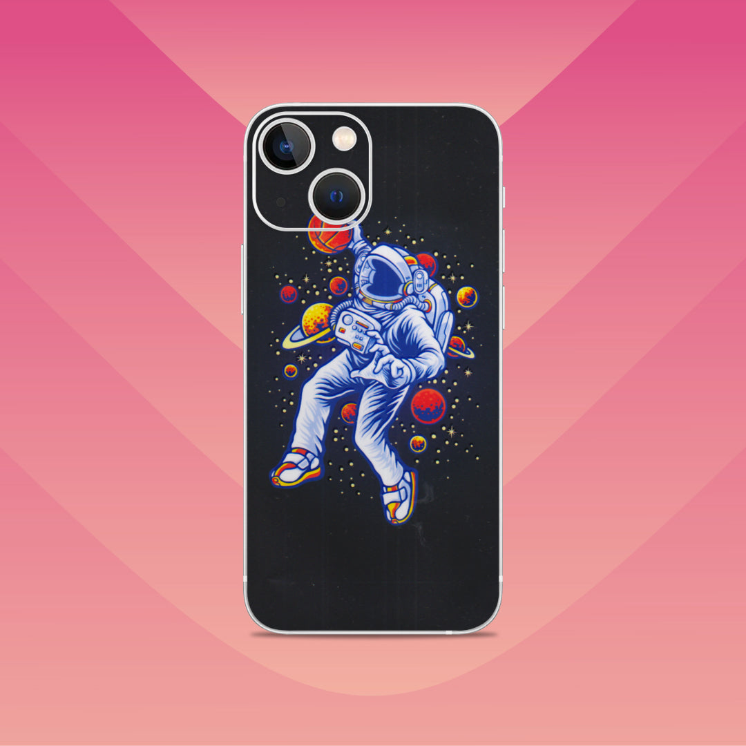 Playing Astronaut Mobile Skin