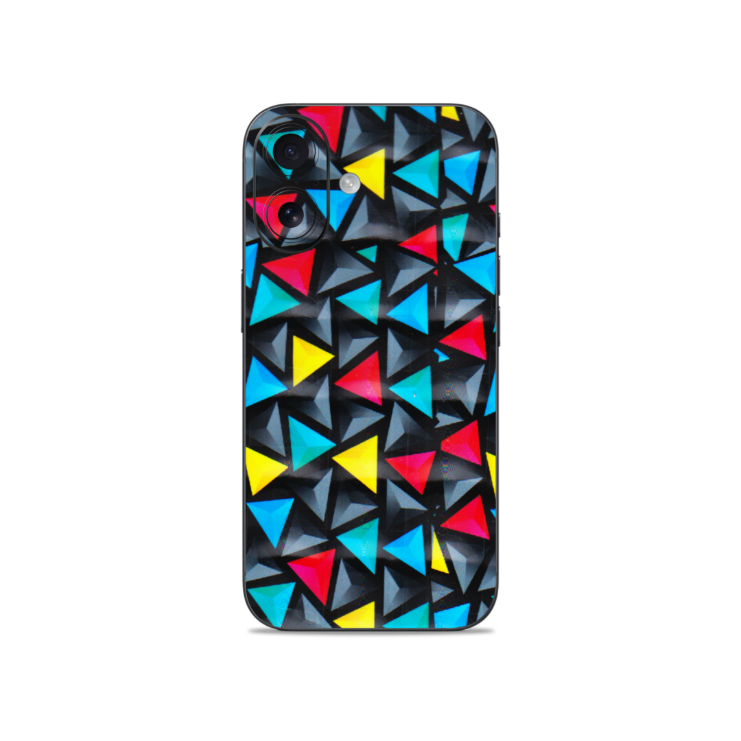 Vibrant Triangles Mobile Skin