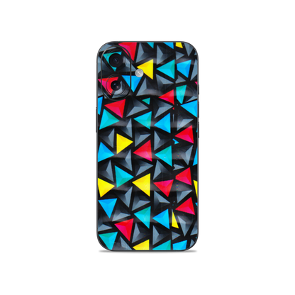 Vibrant Triangles Mobile Skin