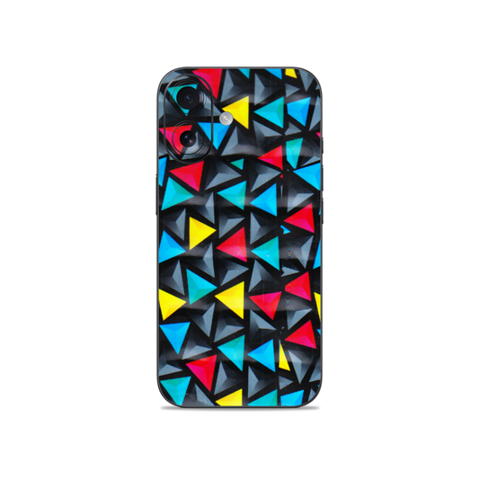 Vibrant Triangles Mobile Skin