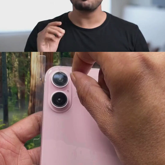 Transparent Clear Mobile Skin Wrap - (Installation Kit Included) How to Apply